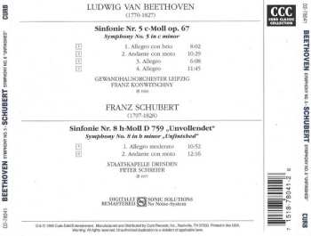CD Ludwig van Beethoven: Symphony No. 5 / Symphony No. 8 "Unfinished"