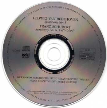 CD Ludwig van Beethoven: Symphony No. 5 / Symphony No. 8 "Unfinished"