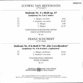 CD Ludwig van Beethoven: Symphony No. 5 / Symphony No. 8 "Unfinished"