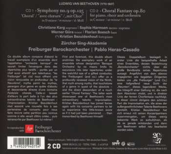 2CD Ludwig van Beethoven: Symphony No. 9 'Choral'; Choral Fantasy