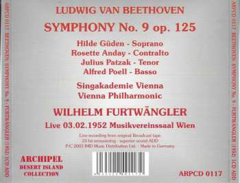 CD Ludwig van Beethoven: Symphony No. 9 (Live 03.02.1952 Musikvereinssaal Wien)