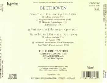 CD Ludwig van Beethoven: The Complete Music For Piano Trio – 4 • Piano Trio In C Minor, Op 1 No 3; Piano Trio In B Flat, Op 11; Variations In E Flat, Op 44
