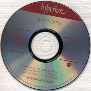 CD Ludwig van Beethoven: The Complete Music For Piano Trio – 4 • Piano Trio In C Minor, Op 1 No 3; Piano Trio In B Flat, Op 11; Variations In E Flat, Op 44