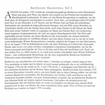 CD Ludwig van Beethoven: The Complete Music For Piano Trio, Vol. 3 • Piano Trio In E Flat, Op 1 No 1; Piano Trio In G, Op 1 No 2; Piano Trio In E Flat, Woo 38