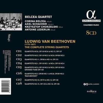 8CD/Doos Ludwig van Beethoven: The Complete String Quartets