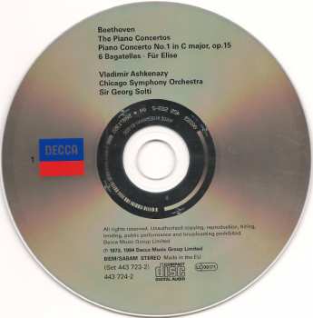 3CD Ludwig van Beethoven: The Piano Concertos