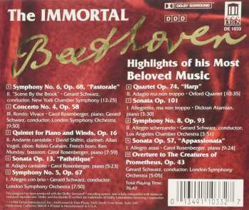 CD Ludwig van Beethoven: The Immortal Beethoven - Highlights Of His Most Beloved Music