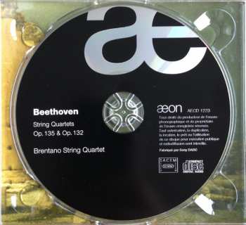 CD Ludwig van Beethoven: The Late String Quartets Op. 135 & Op. 132 