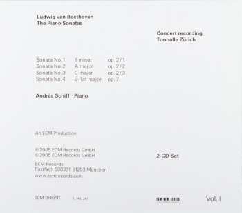 2CD Ludwig van Beethoven: The Piano Sonatas, Volume I - Sonatas Opp. 2 And 7