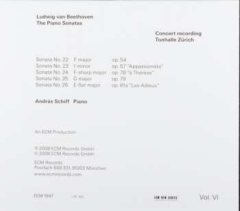 CD Ludwig van Beethoven: The Piano Sonatas, Volume VI - Sonatas Opp. 54, 57, 78, 79 And 81a