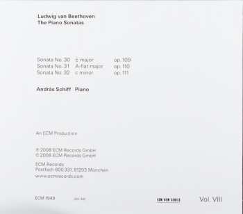 CD Ludwig van Beethoven: The Piano Sonatas, Volume VIII - Sonatas Opp. 109, 110 And 111