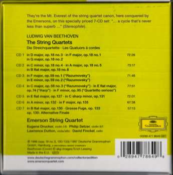 7CD/Doos Ludwig van Beethoven: The String Quartets