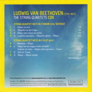 8CD/Doos Ludwig van Beethoven: The String Quartets (Live From Suntory Hall, Tokyo)
