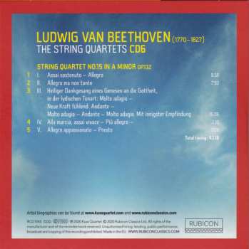 8CD/Doos Ludwig van Beethoven: The String Quartets (Live From Suntory Hall, Tokyo)