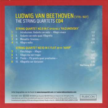 8CD/Doos Ludwig van Beethoven: The String Quartets (Live From Suntory Hall, Tokyo)