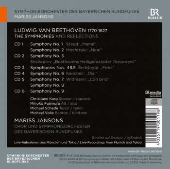 6CD/Doos Ludwig van Beethoven: The Symphonies And Reflections