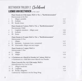 CD Ludwig van Beethoven: Trilogy 2: Childhood (Early Piano Works & Concetos)