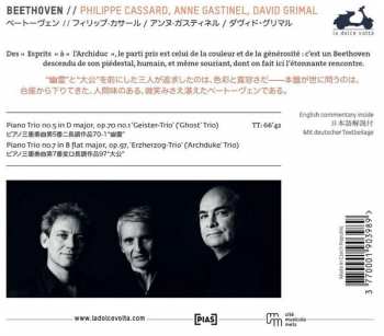 CD Ludwig van Beethoven: Trios "Les Esprits" et "à l'Archiduc"