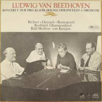 LP Ludwig van Beethoven: Koncert C Dur Pro Klavír, Housle, Violoncello A Orchestr