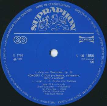LP Ludwig van Beethoven: Trojkoncert