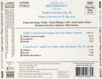 CD Ludwig van Beethoven: Triple Concerto • Piano Concerto In D Major, Op. 61a