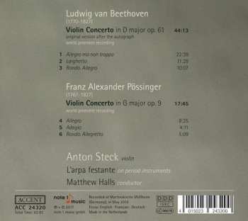 CD Ludwig van Beethoven: Violin Concertos