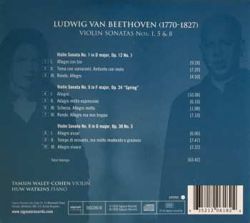 CD Ludwig van Beethoven: Violin Sonatas Nos. 1, 5 & 8