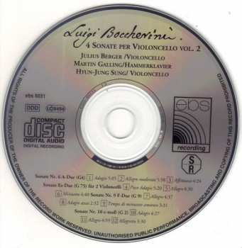 CD Luigi Boccherini: 4 Sonate Per Violoncello Vol.2