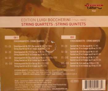 2CD Luigi Boccherini: Edition Luigi Boccherini - String Quartets : String Quintets