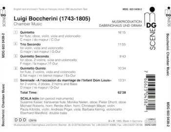 CD Luigi Boccherini: Chamber Music