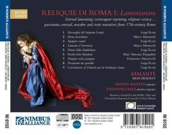 CD Luigi Rossi: Lamentarium (Tears Of Artemisia •  Helen Of Troy • Mary Magdalene • The Blessed Virgin)  
