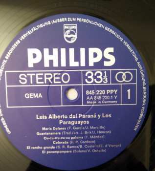 2LP Luis Alberto del Parana y Los Paraguayos: Luis Alberto Del Paraná Y Los Paraguayos