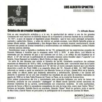 2CD Luis Alberto Spinetta: Obras Cumbres