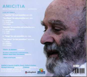 CD Luis de Pablo: Amicitia: Breve Tratado De Amistad Y Acordeón