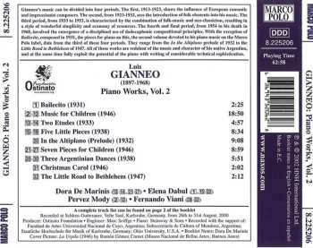 CD Dora De Marinis: Piano Works, Vol. 2: In The Altiplano / Three Argentinian Dances / Music For Children