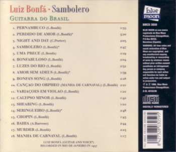CD Luiz Bonfá: Sambolero: Guitarra Do Brasil