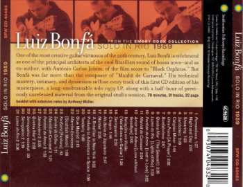 CD Luiz Bonfá: Solo In Rio 1959