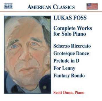 Album Lukas Foss: Complete Works For Solo Piano