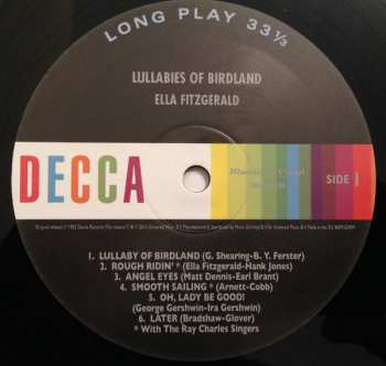 LP Ella Fitzgerald: Lullabies Of Birdland