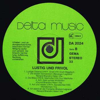 2LP Various: Lustig Und Frivol - Freche Lieder (Nur Für Erwachsene) (2xLP)
