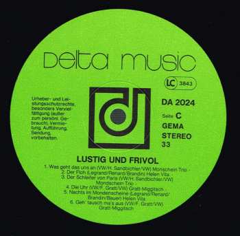 2LP Various: Lustig Und Frivol - Freche Lieder (Nur Für Erwachsene) (2xLP)