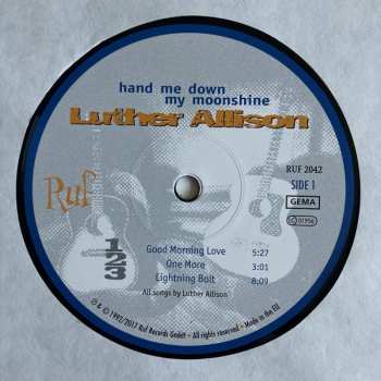 2LP Luther Allison: Hand Me Down My Moonshine
