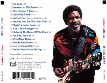 CD Luther Allison: Reckless