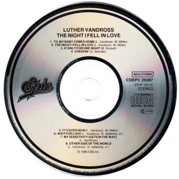CD Luther Vandross: The Night I Fell In Love