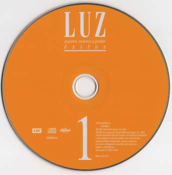 2CD Luz Casal: Pequeños, Medianos Y Grandes Éxitos