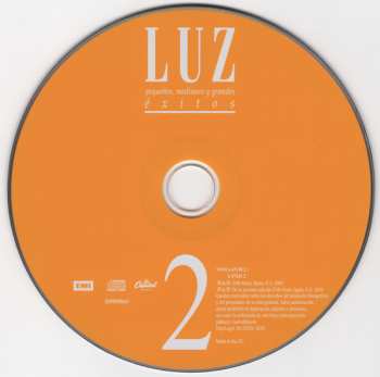 2CD Luz Casal: Pequeños, Medianos Y Grandes Éxitos