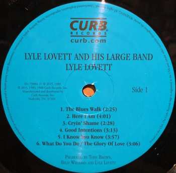 LP Lyle Lovett And His Large Band: Lyle Lovett And His Large Band