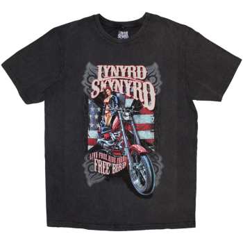 Merch Lynyrd Skynyrd: Stone Wash T-shirt Ride Free