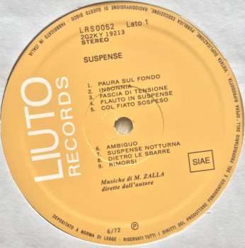 LP/CD M. Zalla: Suspense