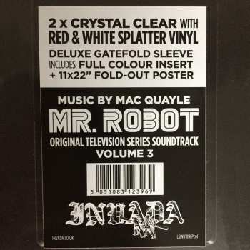 2LP Mac Quayle: Mr. Robot: Volume 3 (Original Television Series Soundtrack) CLR